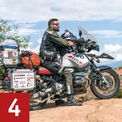 Vojtěch Lavický, Na motorce kolem světa